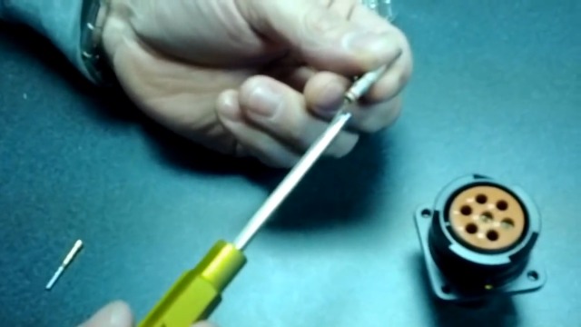 Image of Jonard Tools A-4598 Insertion Tool for Size 20 Front Release Contacts - Compatible with Amp, Deutsch, Cannon, Aluminum Housing & Stainless Steel Probe