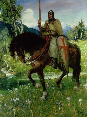 Pintura murales decor Parsifal de Ferdinand Laeeke para el salón o comedor elegante de casa