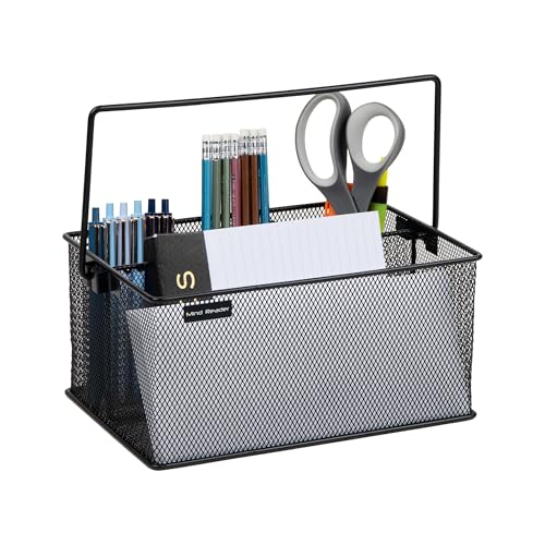 Mind Reader MESHBASKET-BLK Utensil Holder, Silverware Organizer, Caddy thumb #3