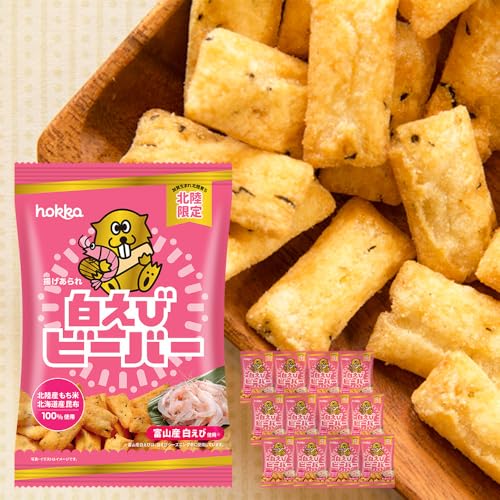 北陸製菓★人気No.1ビーバー(白えび味)12袋