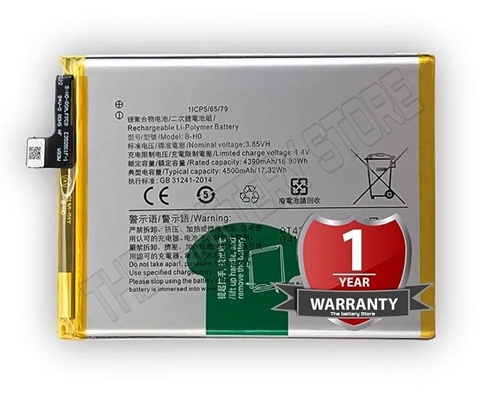 Image of Original B-H0 Battery for Vivo S1 / 1907 / V1907 / 1907 / V1913A Battery with 1 Year Warranty ** (Y0000014)