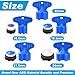 28 pcs Faucet Cache Aerators with 5 Pcs Faucet Aerator Key Cache Aerators Replacement Inserts for Sink M16.5 18.5 21.5 24 mm for Bathroom or Kitchen