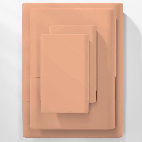 Miniatura 4 de Juego de sábanas de 100 % algodón egipcio con bolsillo profundo, 800 hilos, color blanco, 4 piezas, tejido de satén sólido, bolsillo profundo de 24