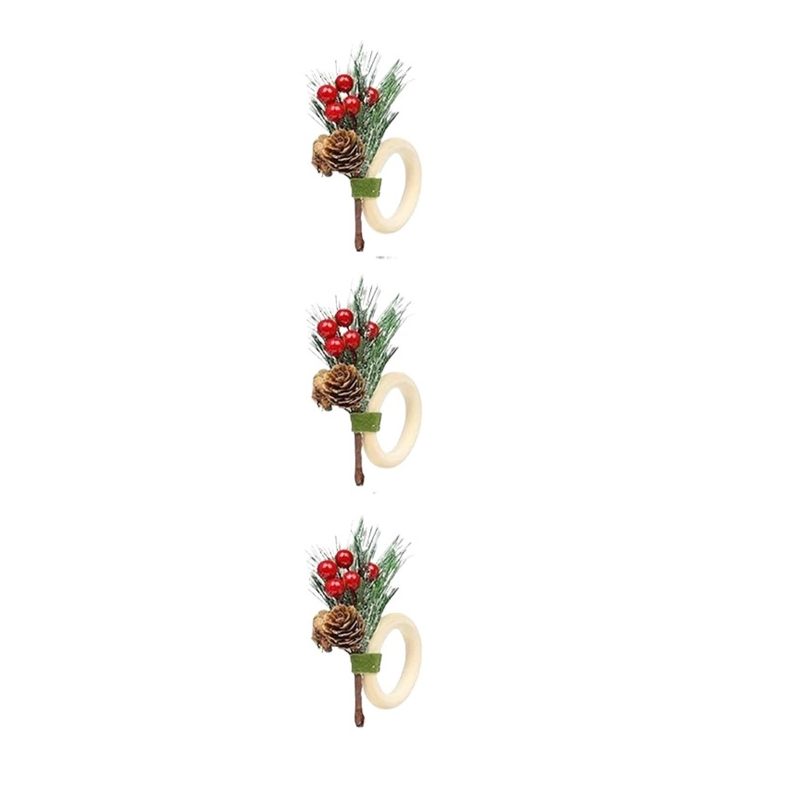 Wooden Napkin Rings 6PCS Napkin Rings