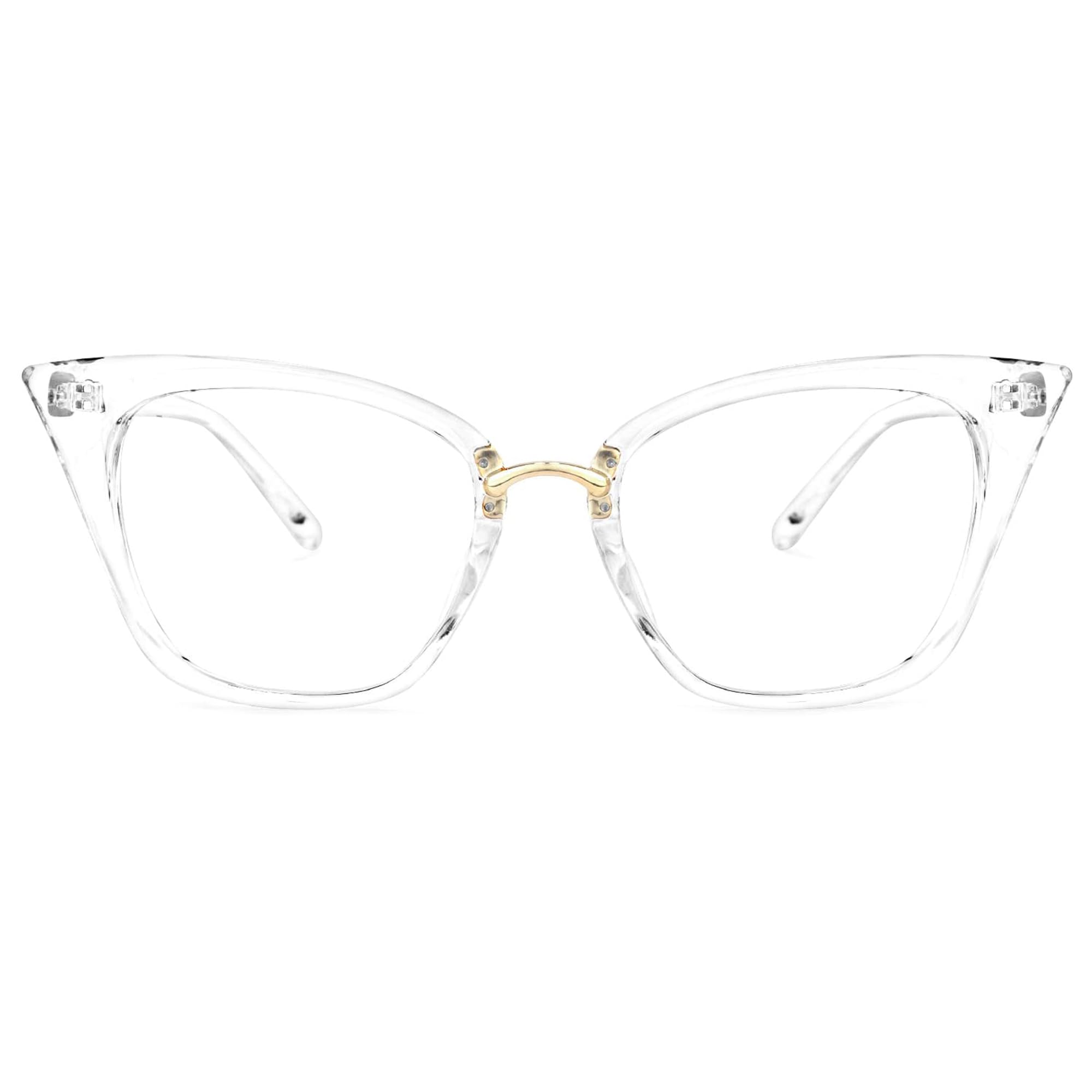 Zeelool Cat Eye Glasses Frame for Women Clear Lens Chandrika ZOP01899