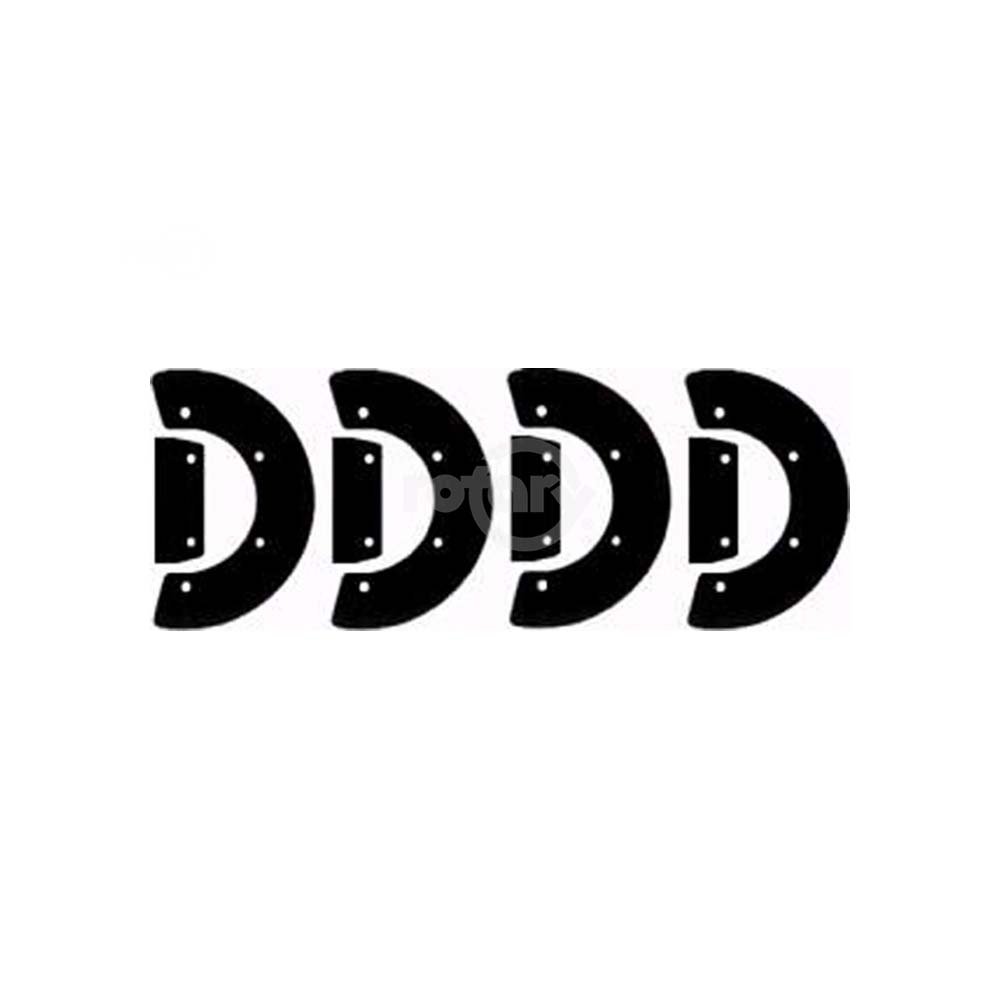 Snowblower Paddle Set for Honda 1003375, 1003391, 72521-730-003, 72552-730-003