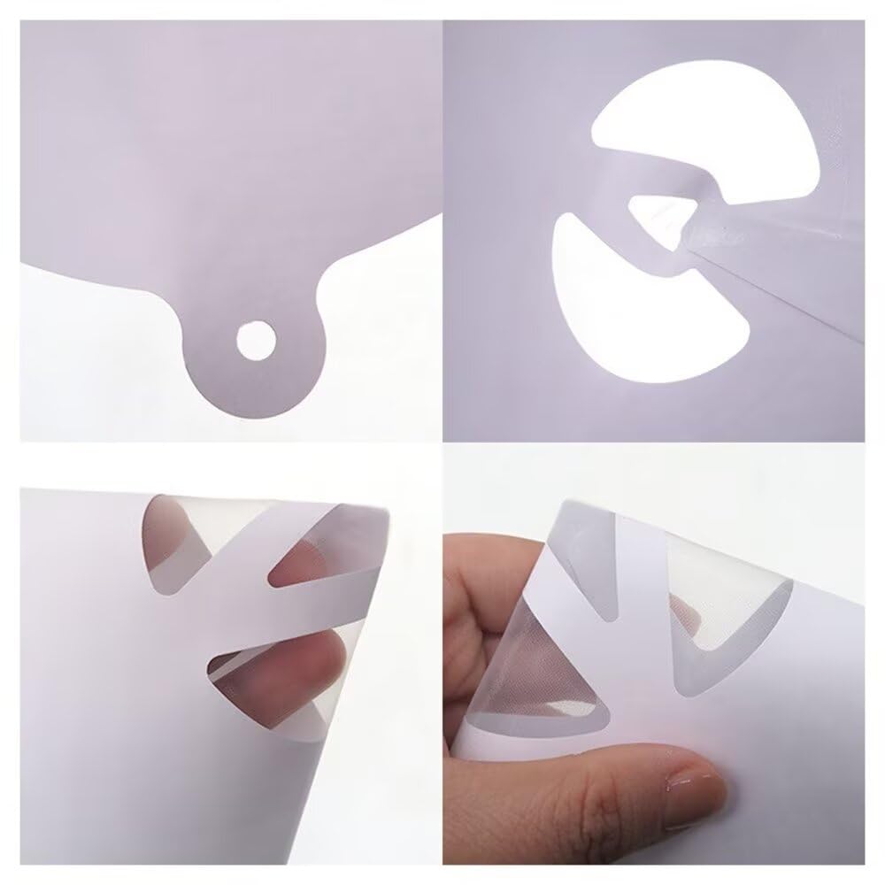 30 Pièces Filtre à Peinture Papier 120# 125 Microns - Taille S Pour Entonnoir