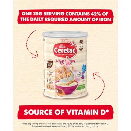 Cerelac Honey & Wheat Toddler Cereal with Milk | from 12 months+ | Toddler Cereal 1kg - Image 5