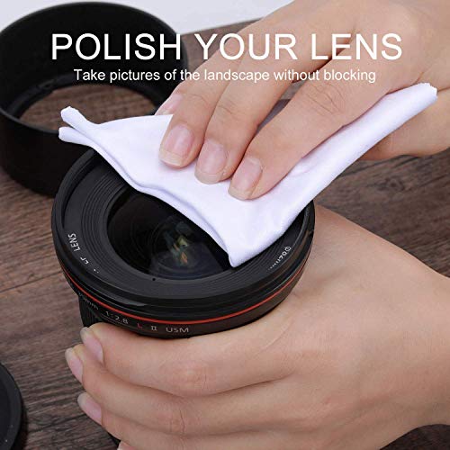 12 Pack Microfiber Cleaning Cloth Multicolor for Eyeglasses & Glass, Camera Lens, Cell Phones, Laptops, LCD TV Screens and More