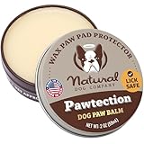 Natural Dog Company - PawTection | Protect Dog's Paw Pads, Perfect for Hot Asphalt, Salt, Snow | Organic, Vegan | 2 Oz Tin