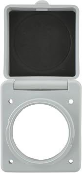 Conntek 3050SQWT-CAP RV/Marine 30/50-Amp Inlet White Cap and Bezel