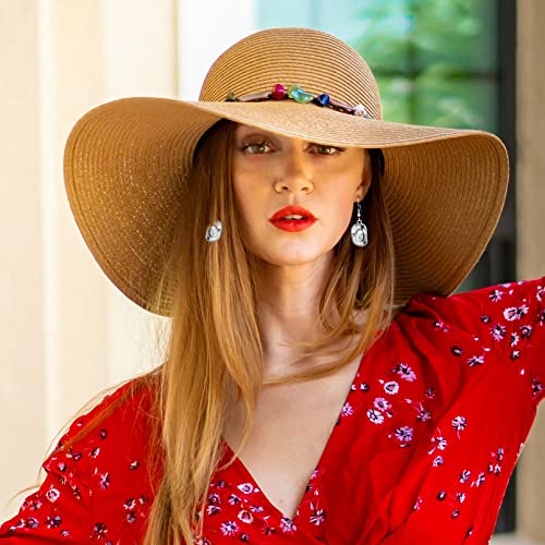 RechicGu Western West Cowgirl Cowboy Hat Drop Dangle Earrings Texas Spur Dangle Rodeo Boho Fancy Dress Costume2