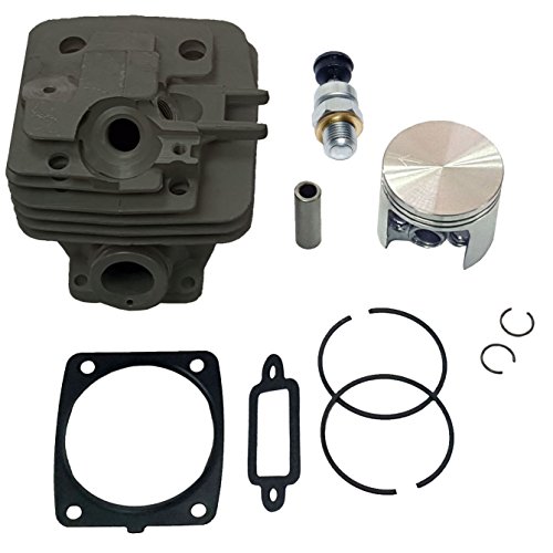 RA Big Bore Cylinder Nikasil Piston Decompression Replaces Stihl MS361 49mm Rep 11350201202