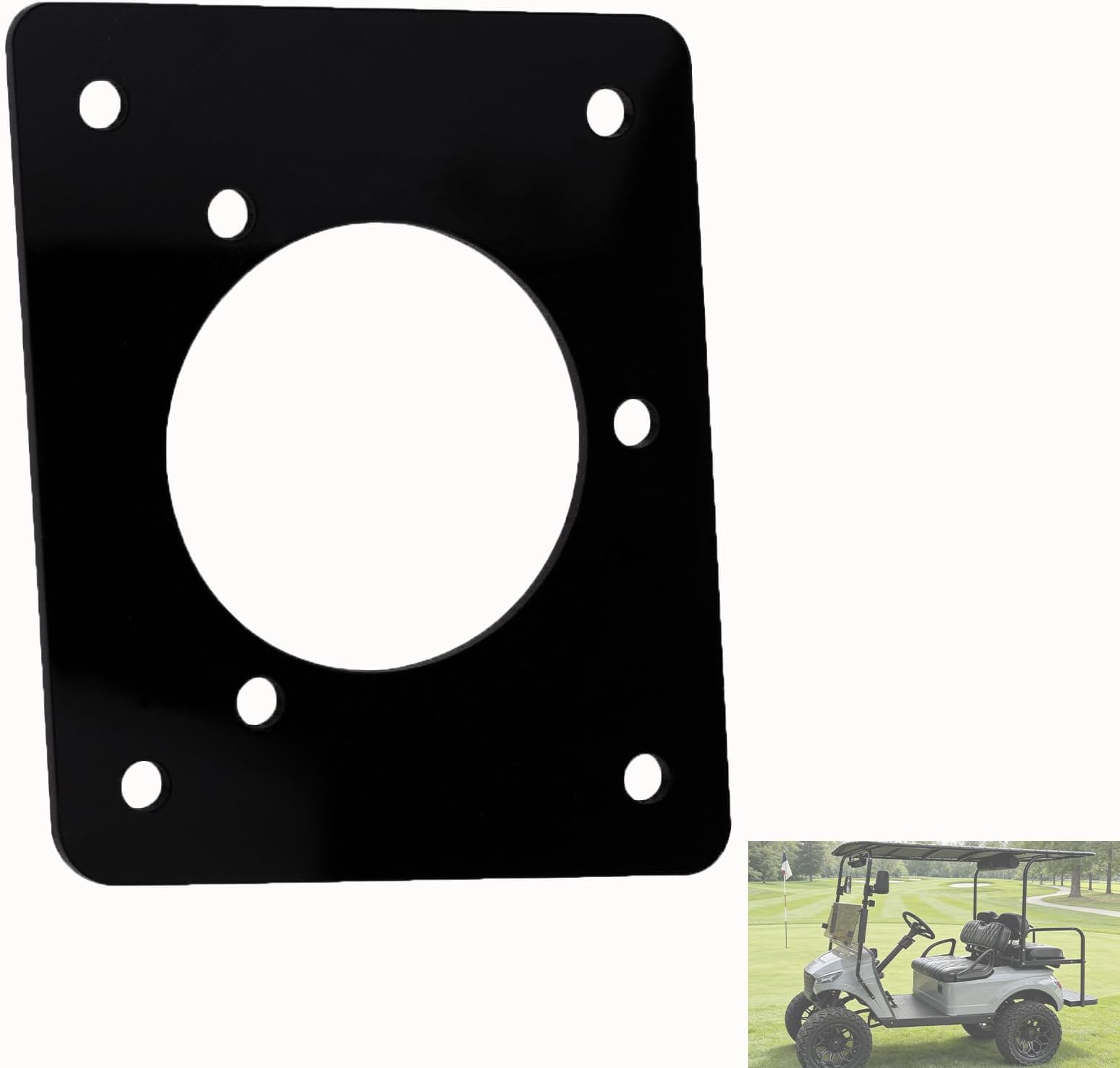 Golf Cart Charging Port Adapter Compatible with Noco GCP1 110v AC 36v EZGO TXT Carts Charging Plug Part Type for Lithium Battery Conversion and On-Board Charging