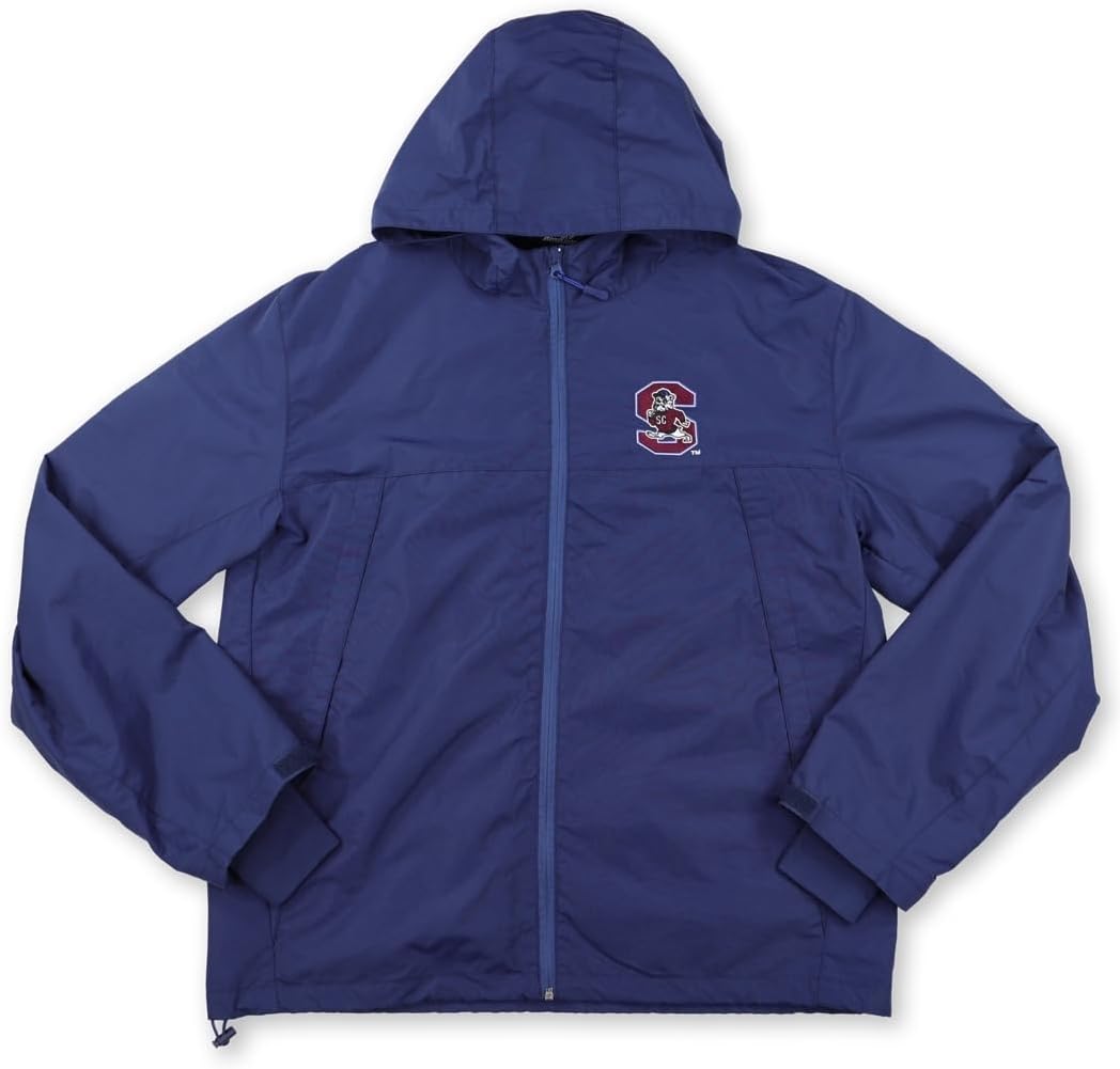 Big Boy South Carolina State Bulldogs S9 Adult Windbreaker Jacket [Navy Blue] - ID#74707-115-207-0-0