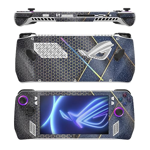 Image of MightySkins Glossy Glitter Skin Compatible with Asus ROG Ally - Modern Hex | Protective, Durable High-Gloss Glitter Finish | Easy to Apply, Remove, and Change Style