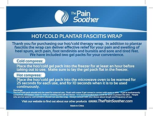 Reusable Hot Foot & Cold Ice Pack Wrap For Plantar Fasciitis, Heel Spurs, Arch Pain, Sore Feet, Swelling - Extra Gel Pack Included Fsa Or Hsa Eligible #TOP7