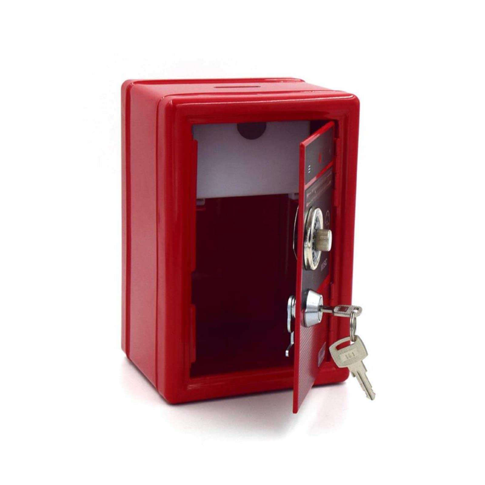 SARGE Cerradura de Seguridad Organizador Caja Dinero Monedas Joyería Llave Gabinete de Almacenamiento de Efectivo Metal Caja Fuerte
