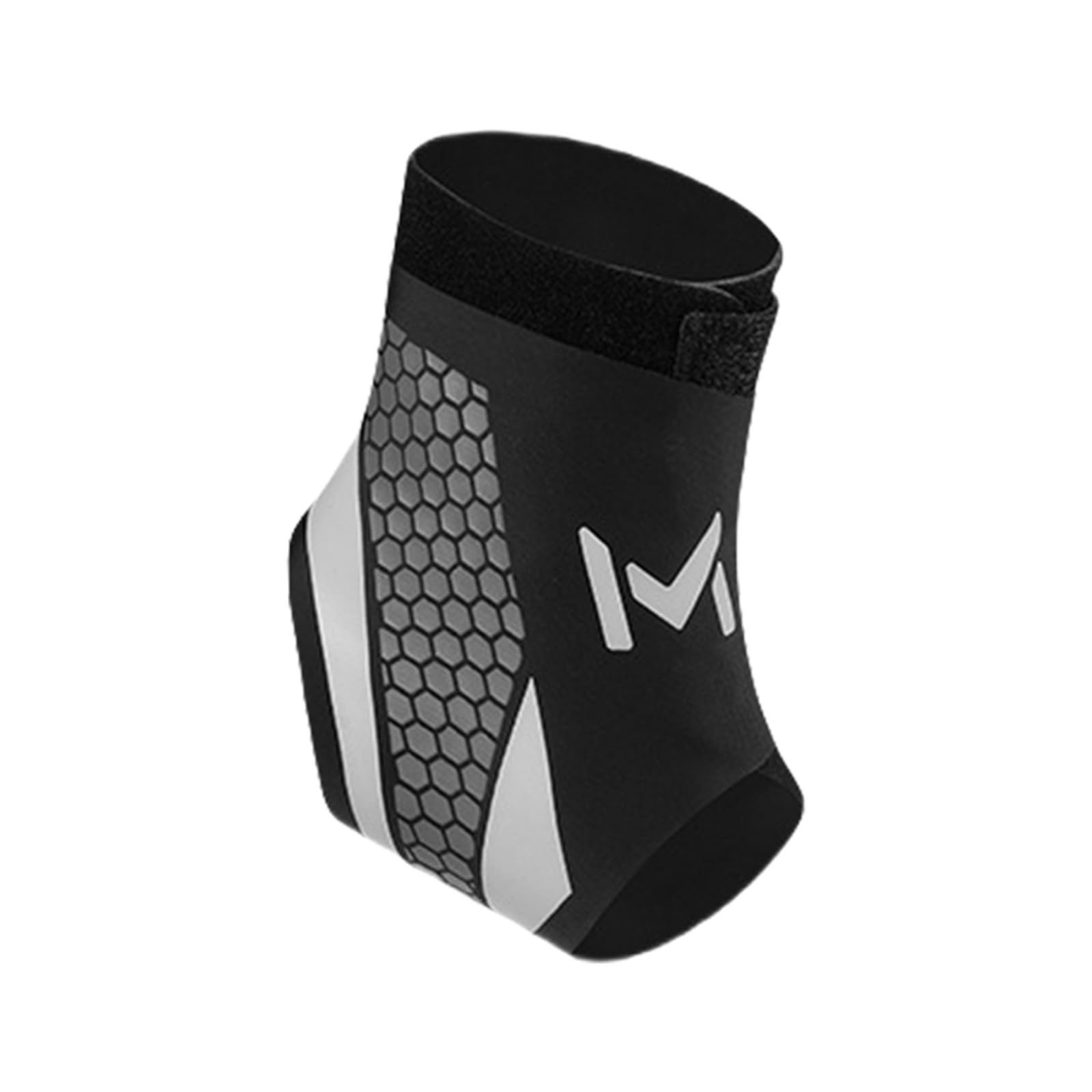 Luofeng Black Grey Stabilizing Ankle Support For Sports Injury Prevention Breathable Nylon Design Athletic Ankle Brace