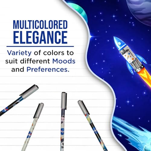 Image of Submarine 3026, 30 pcs Ball pens set for School and Office stationery, Original Design Approved by NASA, Black Ink Refill, Value Saver Pack, Multicolored, Perfect for corporate gifting
