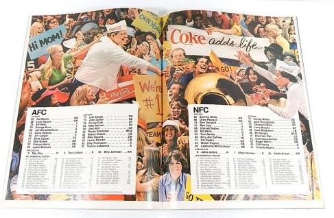Lot of (8) 1978 NFL Pro Bowl Programs 1/23/78 Walter Payton MVP - NFL Programs