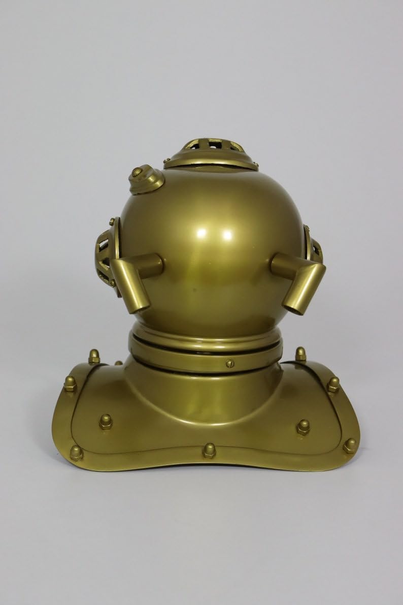 Nautical Brass Mini 6" Scuba Diving Divers Helmet Replica Miniature US Navy Helmet Office Desk Diving Table top Decorative Item