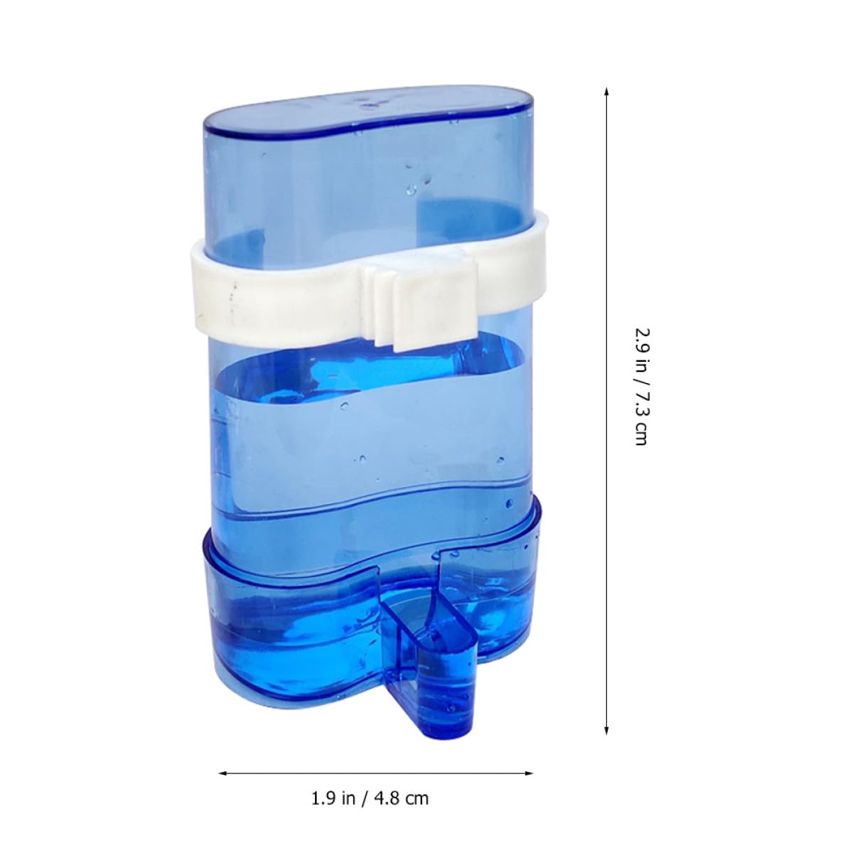 Veemoon Lot de 12 Mangeoires Automatiques pour Cage à Oiseaux, Distributeurs D’Eau et Nourriture pour Perroquets, Grand Format, Plastique Transparent et Coloré, Alimentation Pratique