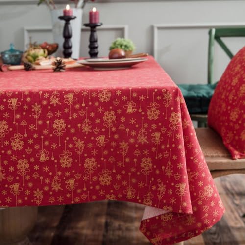 Nappe d'estampage à chaud créative rouge ornement maison chic - 2