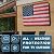 Outdoor TV Cover 70 - 75 inch - WITH ZIPPER, Weatherproof and Waterproof 360 degrees protection, 600D Heavy Duty Fabric – American Flag