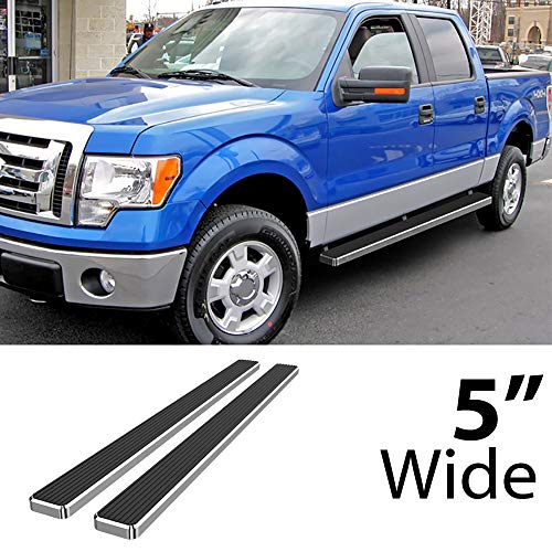 HD Ridez estribos running board 5 pulgadas plateado miniatura 2