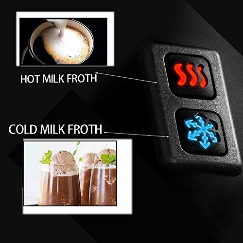 YFGQBCP Milchaufschäumer, automatischer elektrischer Froth Dampfgarer und Wärmer for kalte oder heiße Milch, Edelstahl… – Bild 3
