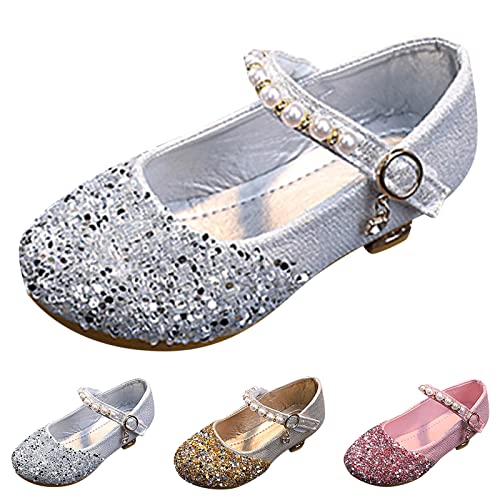 Jelly Shoes Fashion Summer Children Sandals Girls Casual Shoes Low Heel Buckle Shiny Pearl Sequins Slides2