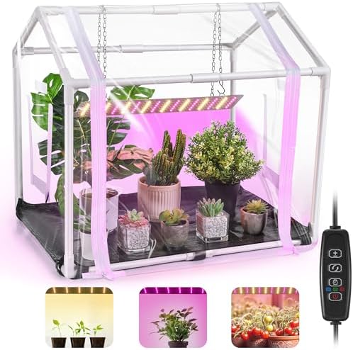 Meonum Mini Greenhouse with Grow Light