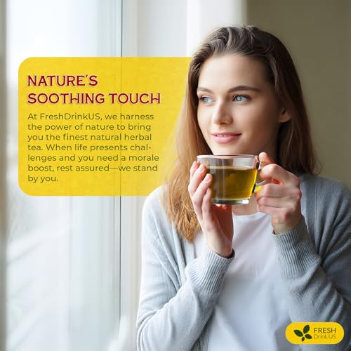 FreshDrinkUS, Premium 120 Yerba Mate Tea Bags, Traditional South American Herbal Tea &ndash; Smooth & Refreshing Flavor &ndash; Premium Quality, Sustainably Sourced Clean Energy Tea for Focus, Smooth Coffee Alternative, Hot or Iced
