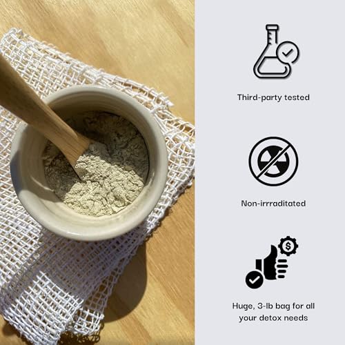 Argile de bentonite pure 1,4 kg pour soin détox visage et cheveux au naturel - 3