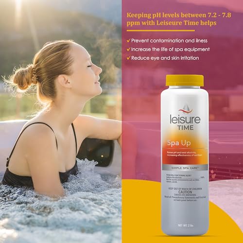 Bundle-Leisure-Time-Spa-Up-pH-Increaser-for-Hot-Tub-Easy-to-Use-Spa-ph-Increaser-pH-Up-for-Swimming-Pools-Fast-Dissolving-Granular-Pool-pH-Increase-Product-Bonus-Cleaning-Towel-2Pack Bundle Leisure Time Spa Up pH Increaser for Hot Tub Easy to Use Spa ph Increaser pH Up for Swimming Pools Fast Dissolving Granular Pool pH Increase Product Bonus Cleaning Towel 2Pack