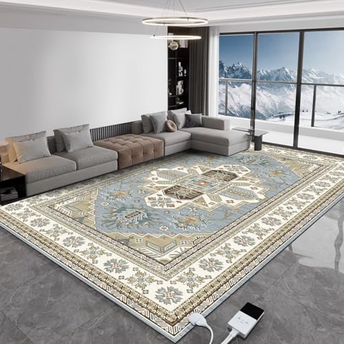 NujorWarm Graphen Elektrischer Heizteppich Weicher Plüsch...