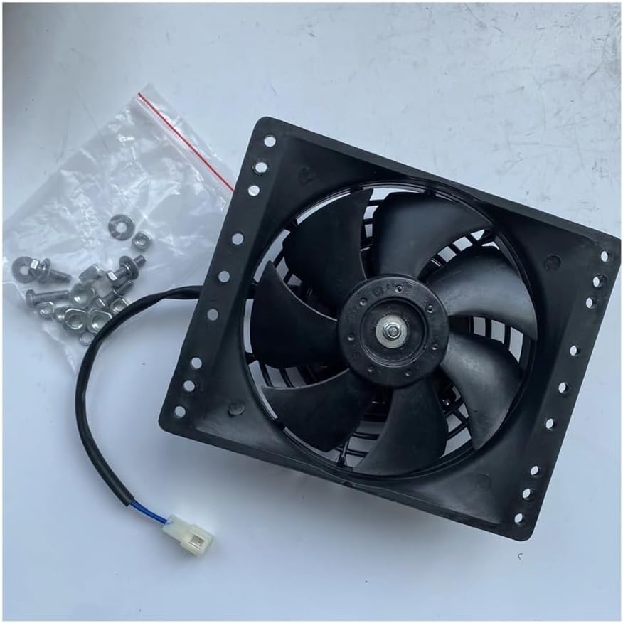 Radiator Fit For ST-9E Parts 250CC ATV Quad Cooling Radiator ST9E Water Cooling Tank(Fan)