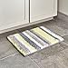 iDesign Stripz Microfiber Polyester Bath Mat, Non-Slip Shower Accent Rug for Master, Guest, and Kids' Bathroom, Entryway, 21