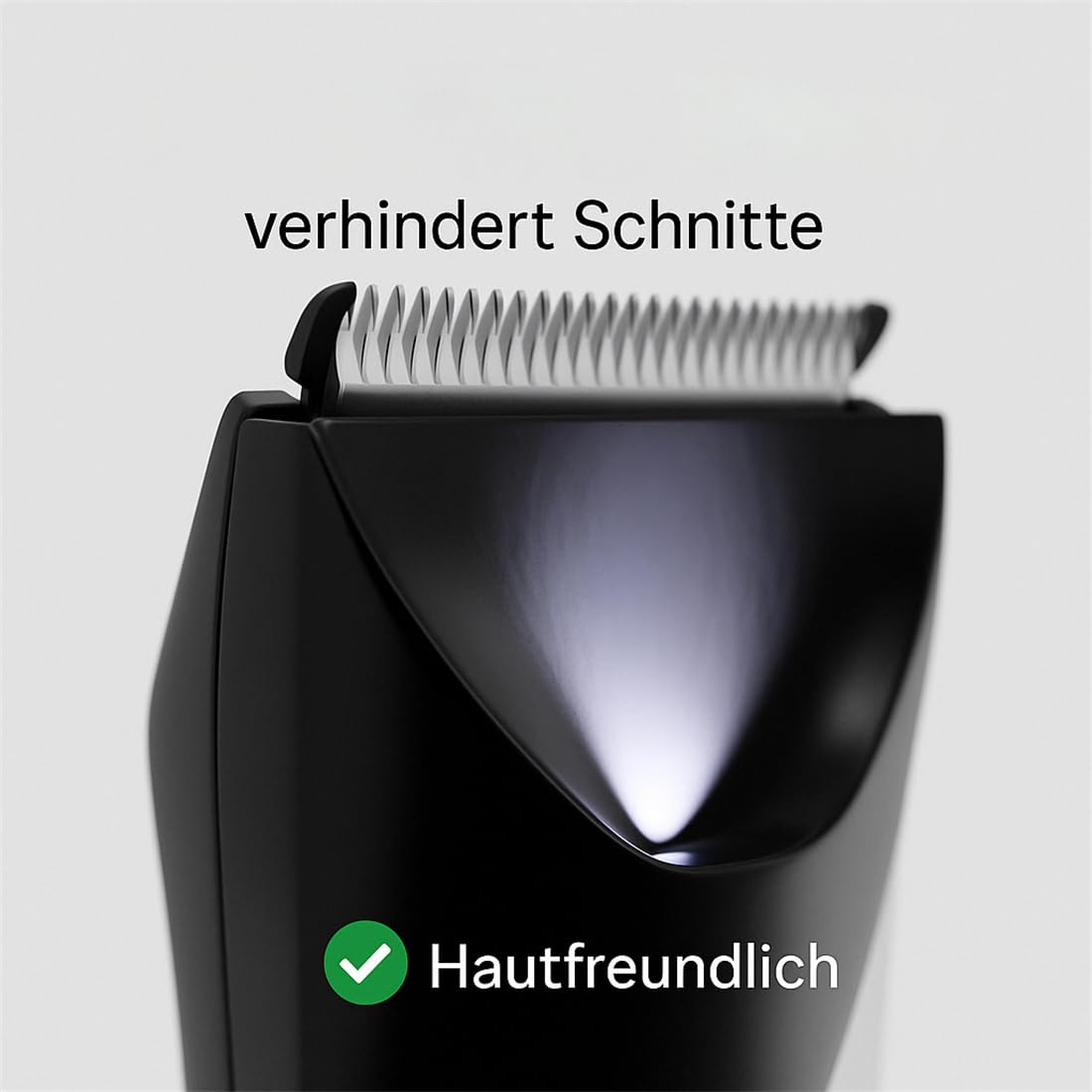 körperhaartrimmer für männer, wasserdicht IPX7, 90 Min Akku, 6 Aufsätze – Ganzkörperpflege: Intimbereich, Achseln, Gesicht
