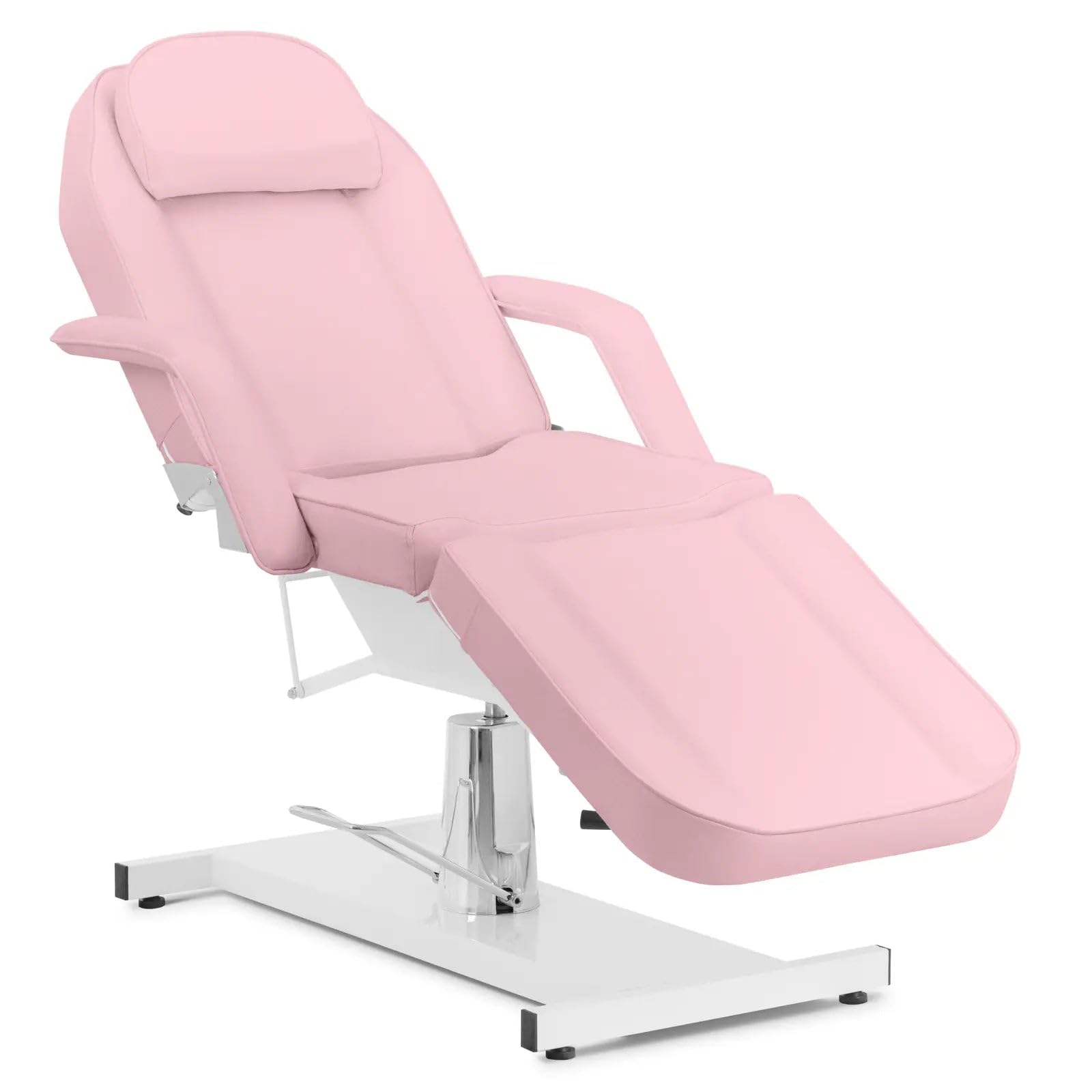 Helloshop26 Poltrona estetica professionale 200 kg PVC rosa 14_0008927