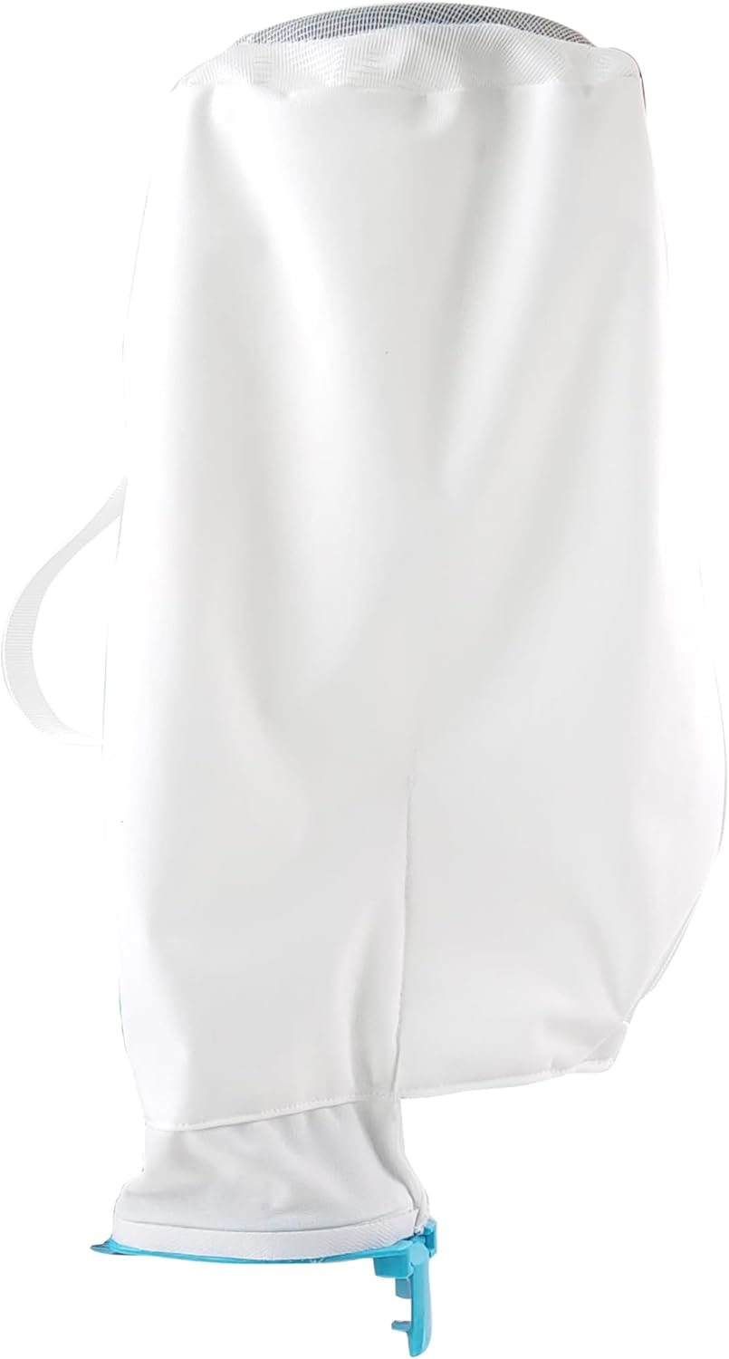 Pool Vacuum with Dual Filter Bags Bundle, PoolCent Heavy-Duty Cordless Leaf Eater with 50 Microns Premium Mesh Bag