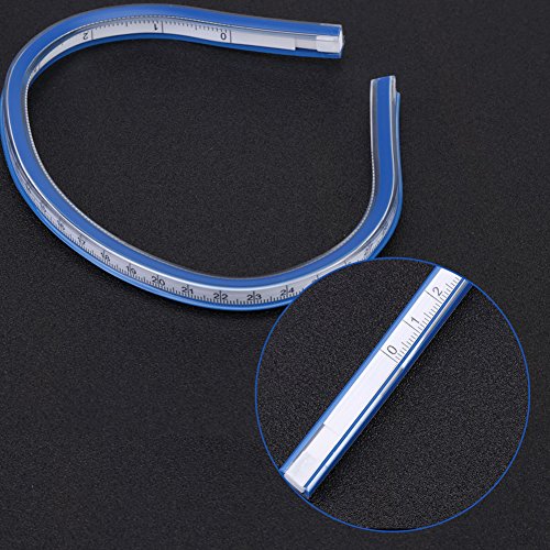 Regla flexible serpiente para dibujo, 60 cm miniatura 5