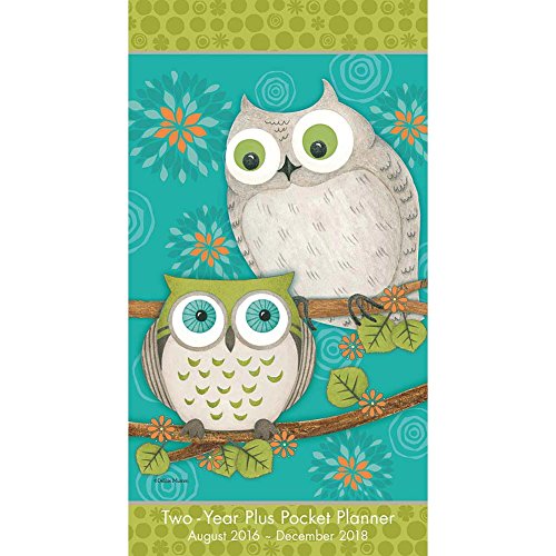 Owls by Debbie Mumm 2017 Checkbook/2 year pocket planner Calendar