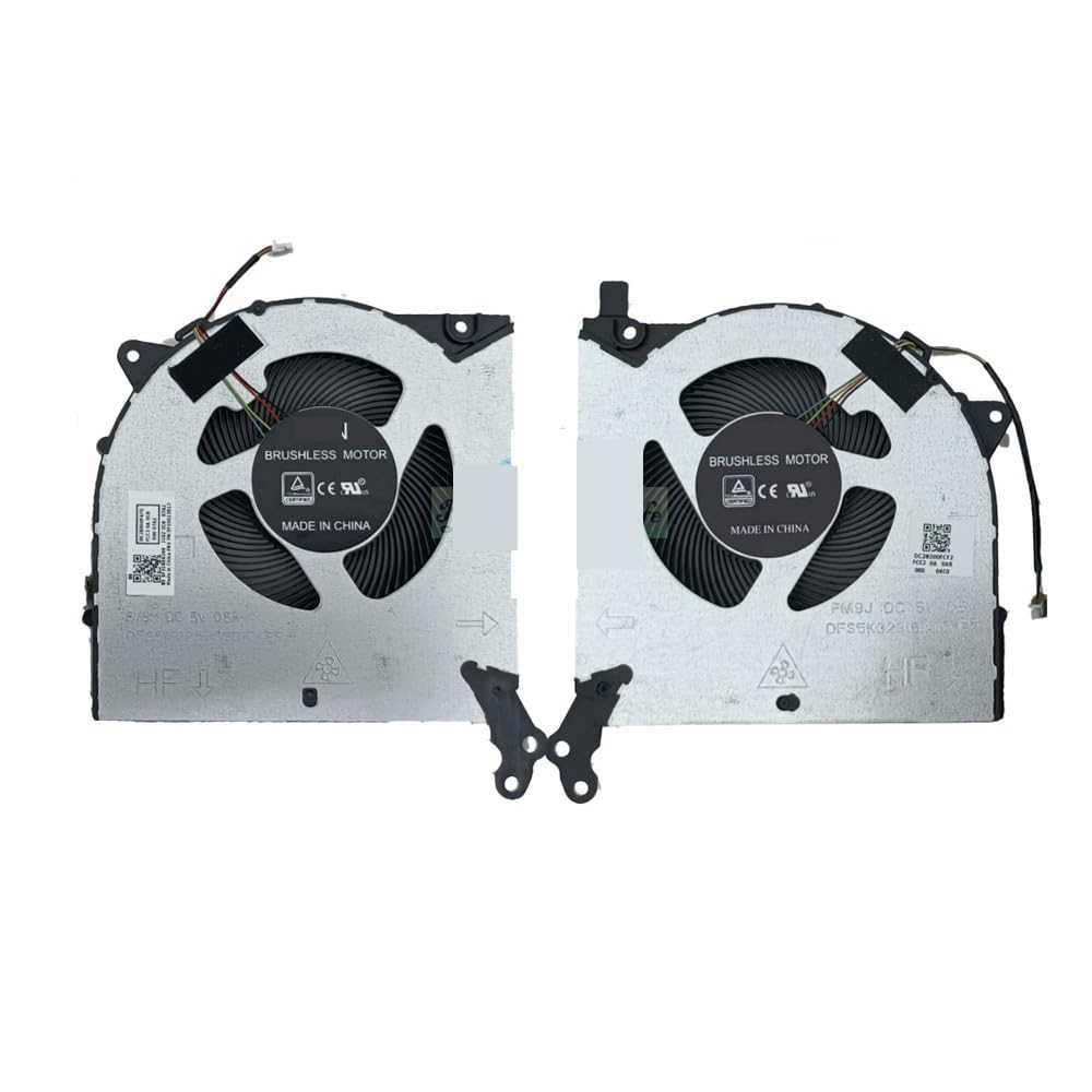 Laptop CPU GPU Kühler Lüfter Für Lenovo für Legion 5-17ARH05H 17IMH05H 17IMH05 15IMH6 DFS5M325063B1C DFS5K323161A10 DC5V Ersatzteile(CPU GPU Fan)