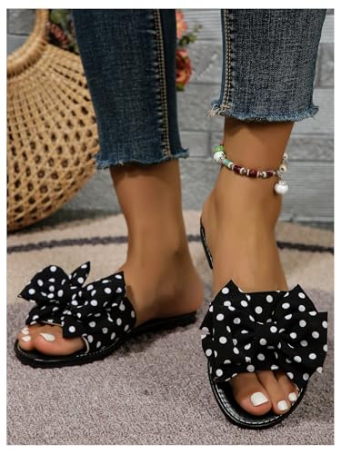 Image of GORGLITTER Women's Gold Sandals Dressy Cute Summer 2026 Bow Square Toe Trendy Beach Boho Wedding Vacation Slides Shoes