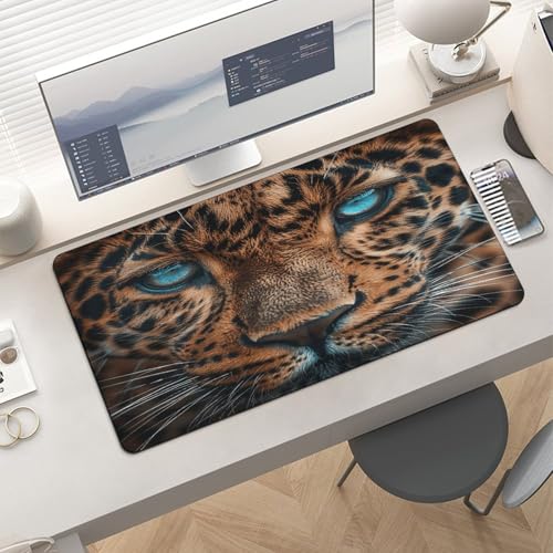 Mouse Pad Grande Leopardo Antideslizante para Oficina miniatura 6