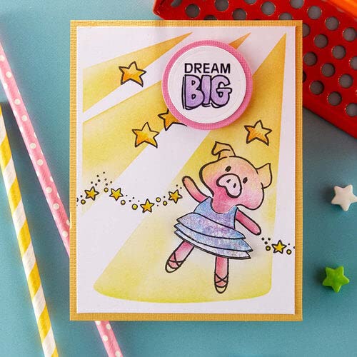 Spellbinders Stampendous FransFormer™ Friends Hugs Clear Stamps, Grey - Image 2