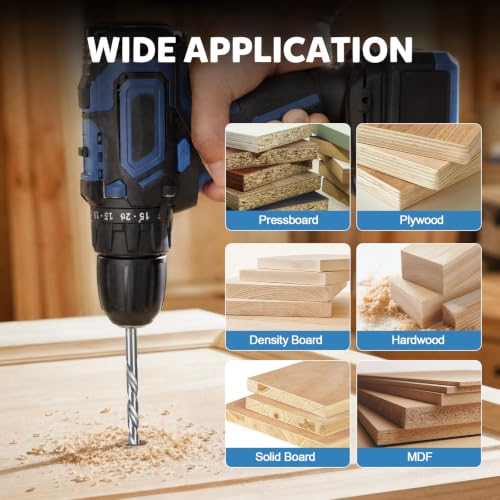 KODIVEX Brad Point Drill Bit Set