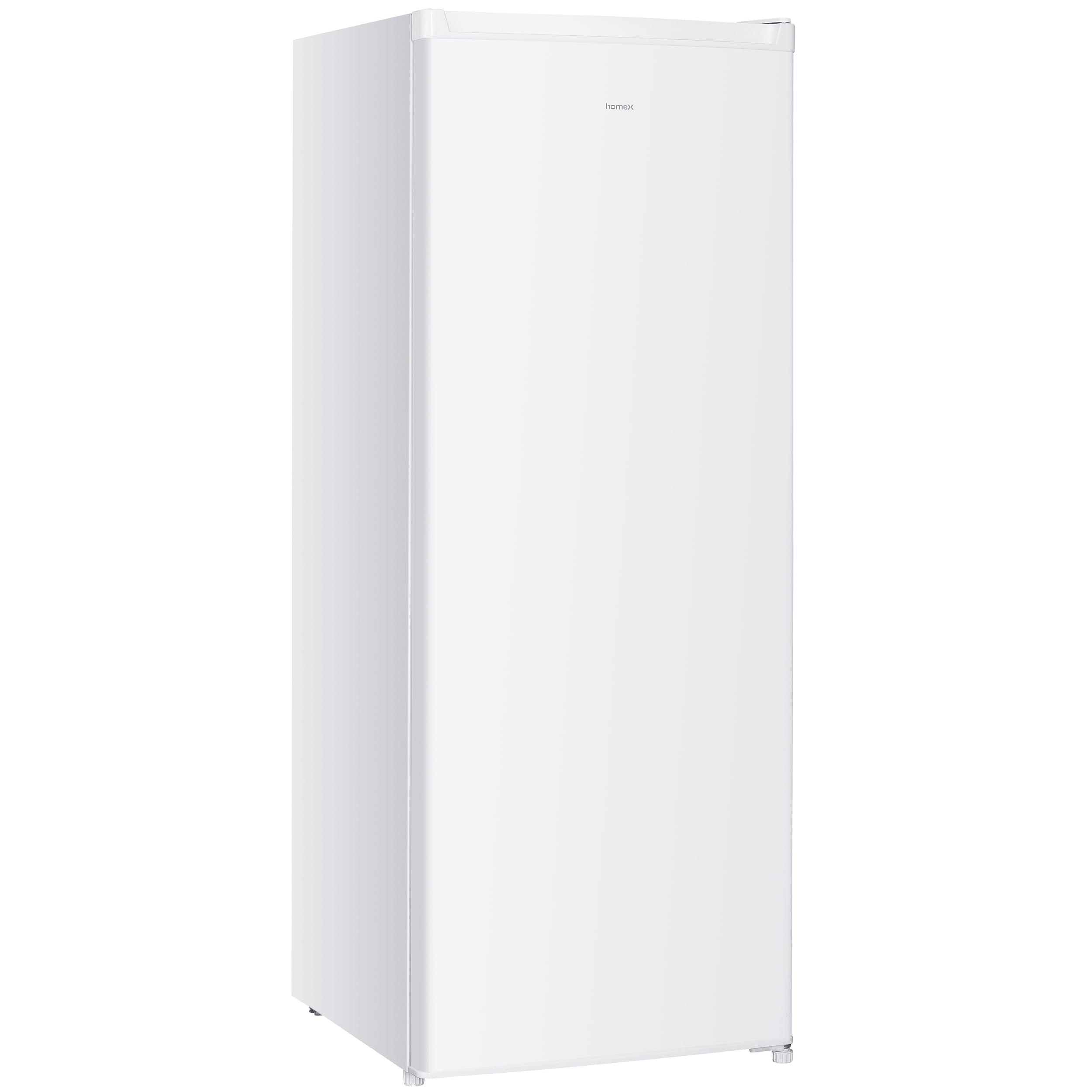 homeX CS2422E-W Kühlschrank ohne Gefrierfach groß 242 Liter freistehend | Vollraumkühlschrank, leiser Standkühlschrank, Fridge, Getränkekühlschrank, 5 Ablagen, LED-Beleuchtung, 143 cm hoch, weiß
